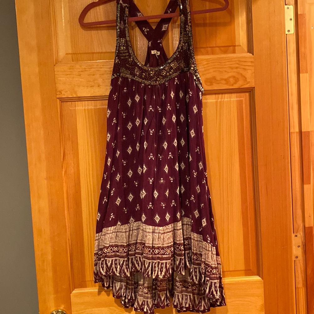 Tank top beaded dress